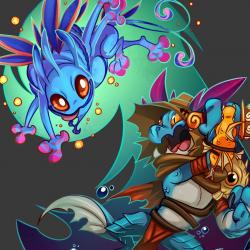 Thumbnail of Puck and Slark Digital Art