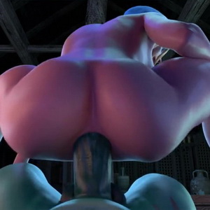 Thumbnail of Crystal Maiden and Huskar SFM 3D Art rule 34