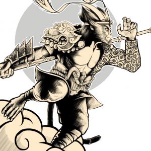 Thumbnail of Monkey King Digital Art
