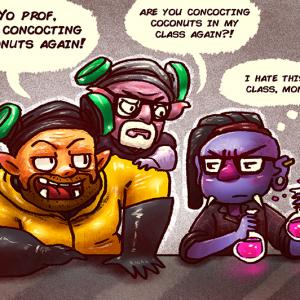 Thumbnail of Alchemist and Witch Doctor Digital Art
