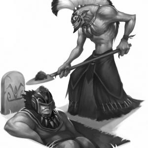 Thumbnail of Bloodseeker and Dazzle Digital Art