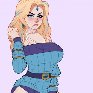 Thumbnail of Crystal Maiden Digital Art