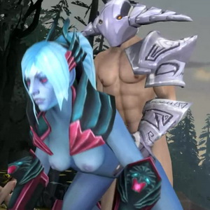 Thumbnail of Sven and Vengeful Spirit SFM 3D Art hentai