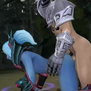 Thumbnail of Sven and Vengeful Spirit SFM 3D Art hentai