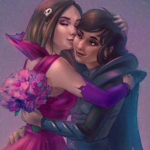 Thumbnail of Phantom Assassin and Death Prophet Digital Art