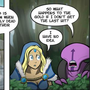 Thumbnail of Crystal Maiden and Faceless Void Digital Art