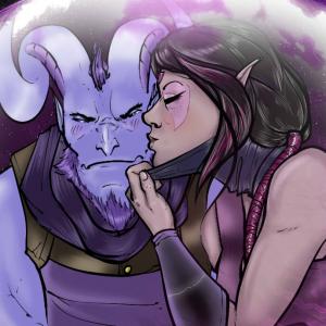Thumbnail of Rikimaru and Templar Assassin Digital Art