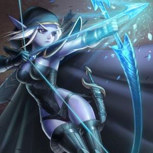 Thumbnail of Drow Ranger Digital Art