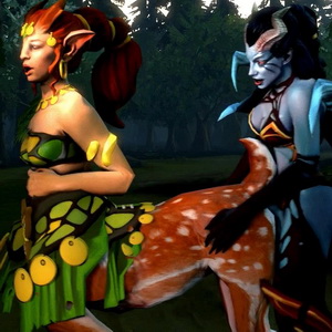 Thumbnail of Enchantress and Queen of Pain SFM 3D Art rule 34
