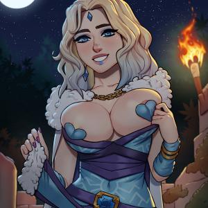 Thumbnail of Crystal Maiden Digital Art