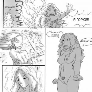 Thumbnail of Lina and Crystal Maiden Digital Art naked