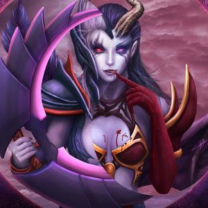 Thumbnail of Queen of Pain and Vengeful Spirit Digital Art