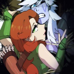 Thumbnail of Drow Ranger and Windranger Digital Art
