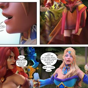 Thumbnail of Lina and Crystal Maiden SFM 3D Art