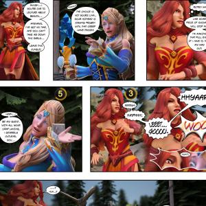 Thumbnail of Lina and Crystal Maiden SFM 3D Art