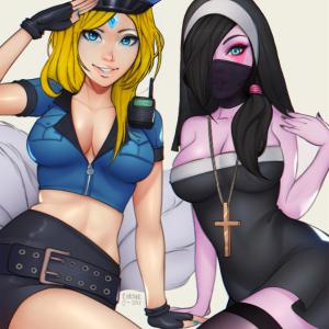 Thumbnail of Crystal Maiden and Templar Assassin Digital Art