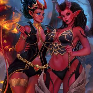 Thumbnail of Queen of Pain Digital Art