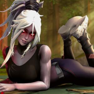 Thumbnail of Drow Ranger SFM 3D Art