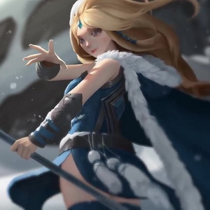 Thumbnail of Crystal Maiden Digital Art