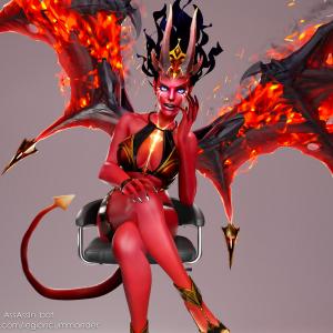 Thumbnail of Queen of Pain SFM 3D Art