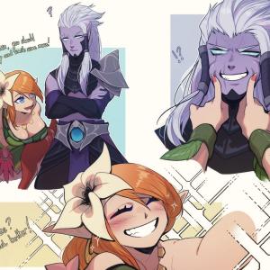 Thumbnail of Phantom Assassin and Enchantress Digital Art