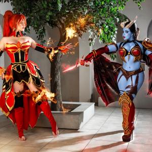 Thumbnail of Lina and Queen of Pain Cosplay